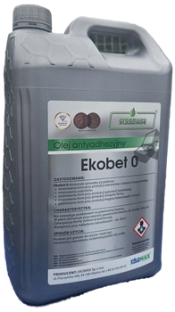 Płyn olej antyadhezyjny Ekobet do szalunków