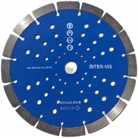 Tarcza diamentowa Inter-Vis Segment PRO z otworami 230mm x 15mm x 22,23mm