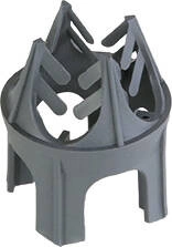 Podkładka punktowa dystansowa 4-stopowa choinka 25mm