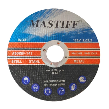 Tarcza do metalu MASTIFF 125/1,0 mm