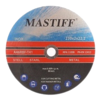 Tarcza do metalu MASTIFF 230/1.6 mm